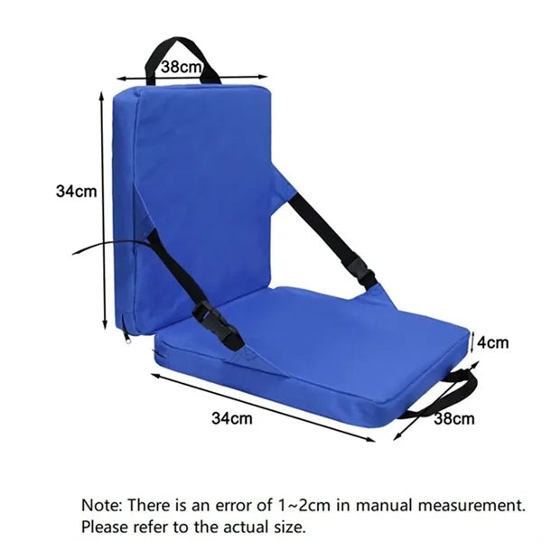 Portable Oxford Cloth Folding Cushion Outdoor Stadium Chair