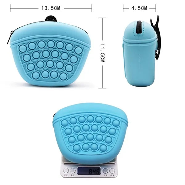 Portable Silicone Pet Snack Bag Waterproof Heat Resistant