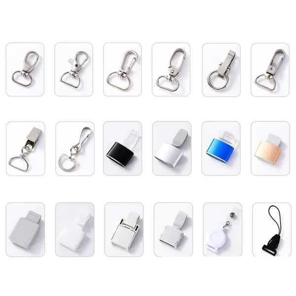 Metal Clip Heat Transfer Lanyard
