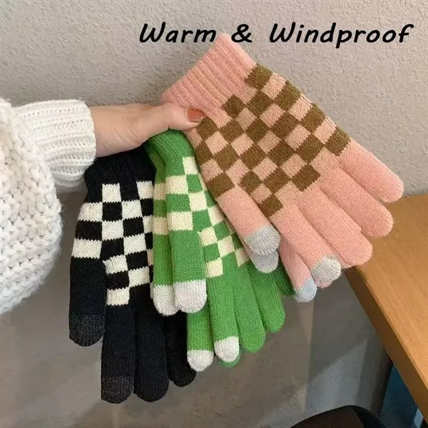 Winter Warm Unisex Acrylic Thickened Touchscreen Gloves