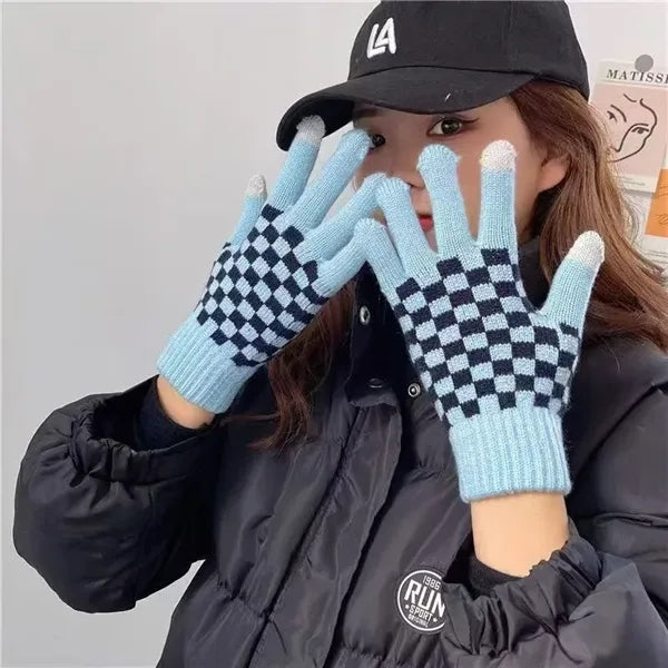 Winter Warm Unisex Acrylic Thickened Touchscreen Gloves