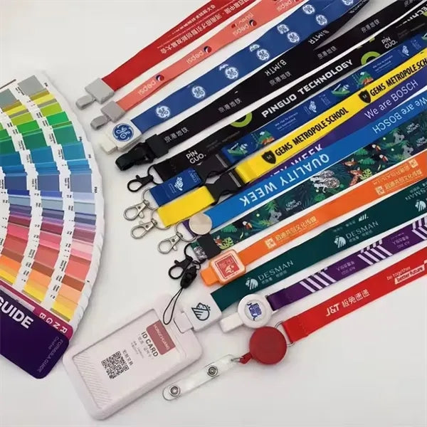 Metal Clip Heat Transfer Lanyard