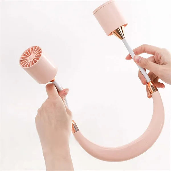 USB Rechargeable Long-Lasting Neck Fan with 3 Speeds