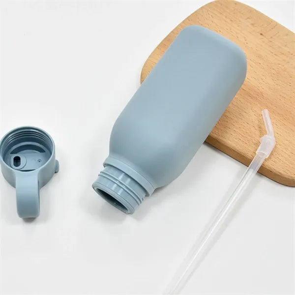 15oz Portable Silicone Water Bottle