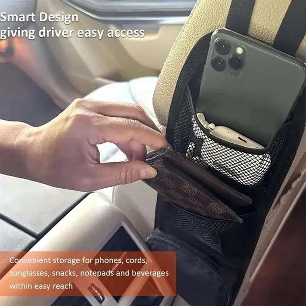 Multi-Pocket Car Seat Storage Hanging Bag for Travel