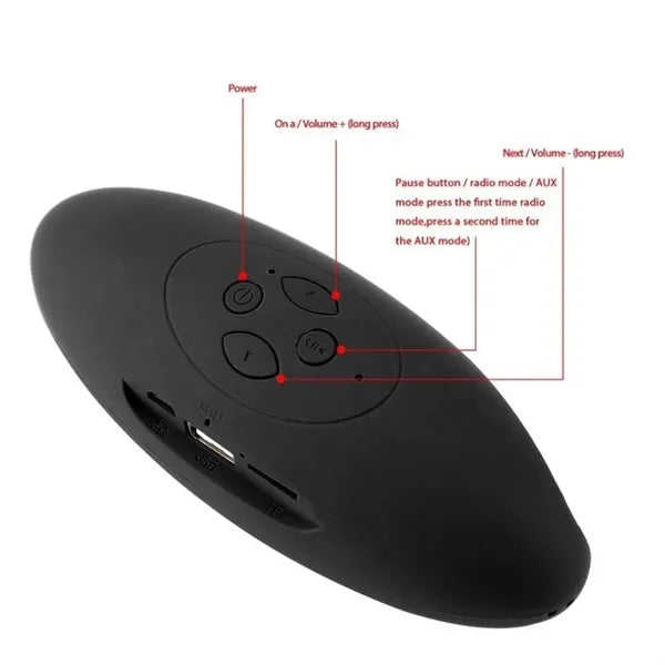 Mini Football Wireless Bluetooth Speaker Card Small