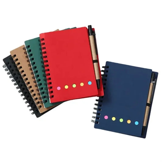 Spiral Notebook with Pen Holder