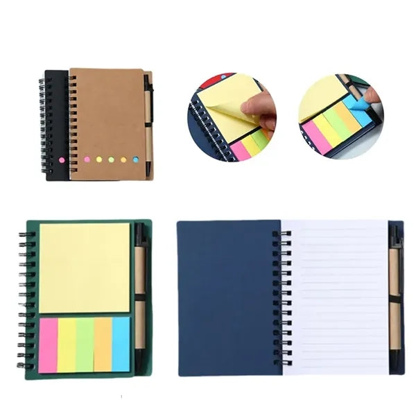 Spiral Notebook with Pen Holder