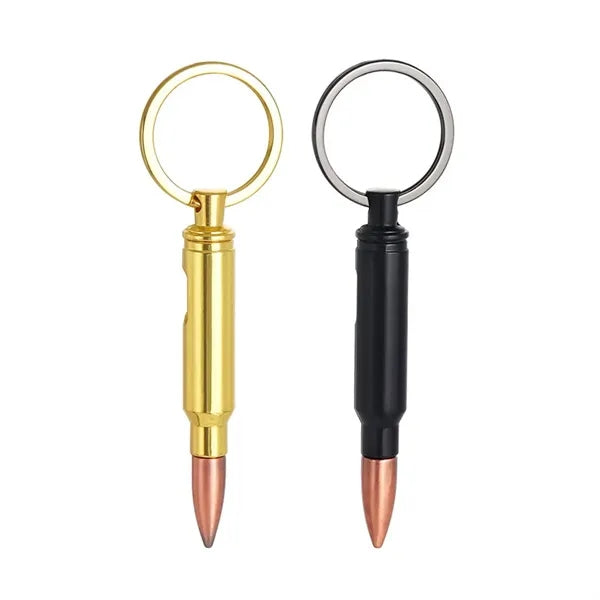 Bullet Shaped Keychain Bottle Opener