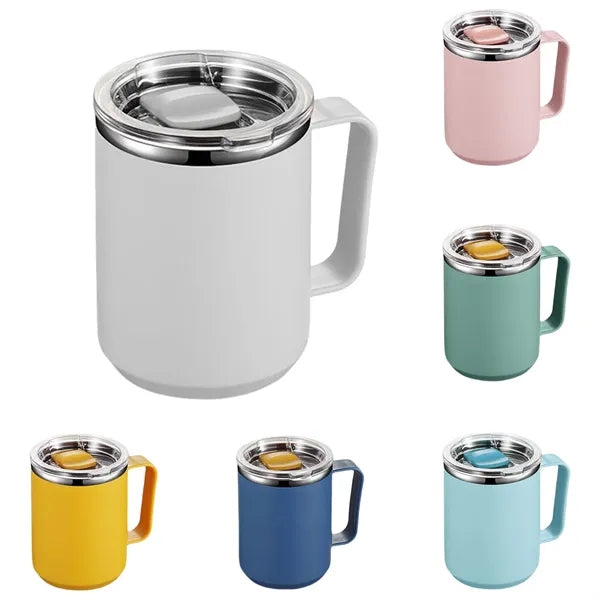 Insulated Stainless Steel Travel Coffee Cup With Leakproof L