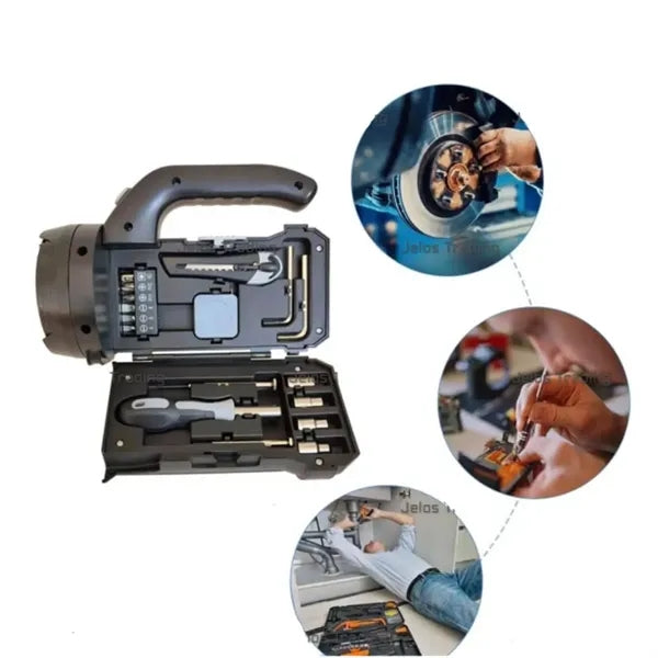 Lighting Flashlight Tool Set For Outdoor and Home Use
