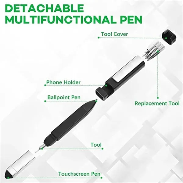4-in-1Phone Holder Touch Screen Ballpoint Pen Screwdriver