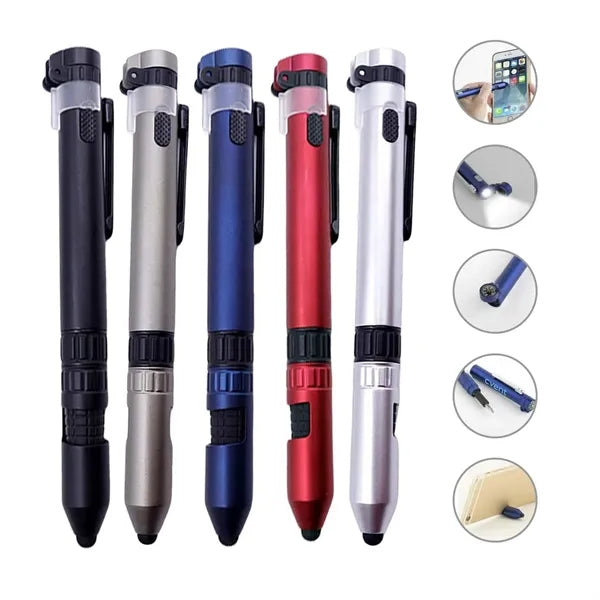 6 in 1 Multifunctional Tool Ball pen