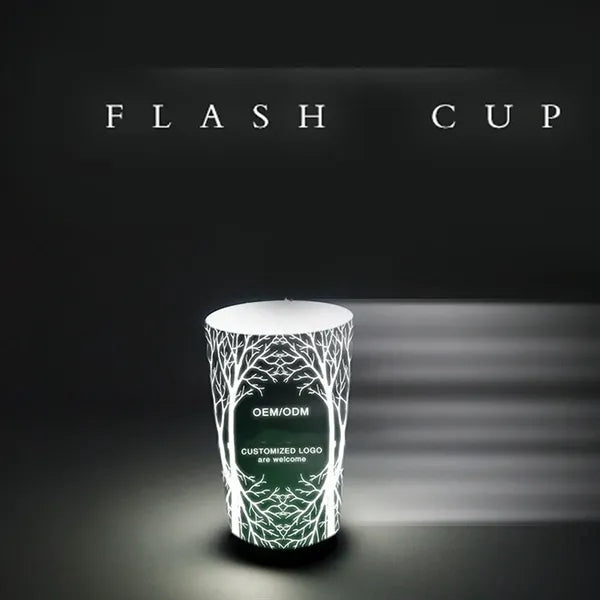 Water-filled Activated LED Cup for Home or Bar Use