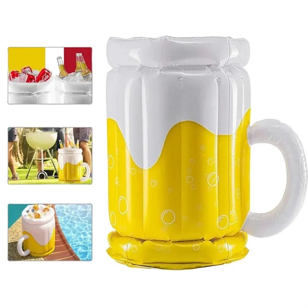 Large Inflatable Beer Beverage Cooler Ice Bucket