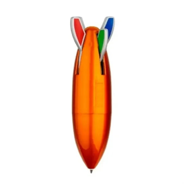 4 In 1 Abs Rocket Shape Ballpoint Pen