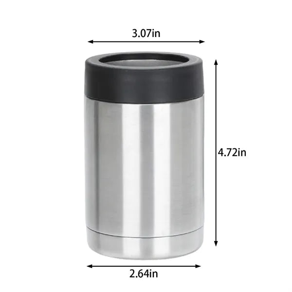 12 oz stainless steel insulated can cooler bottle holder