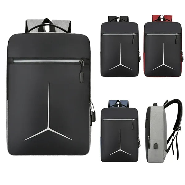 Oxford Fabric Computer Backpack with USB Charging