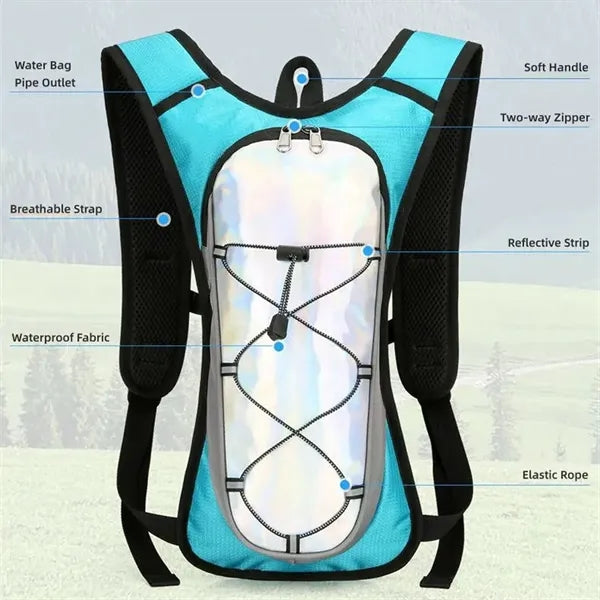 Lightweight Hydration Cycling Backpack with 2L Water