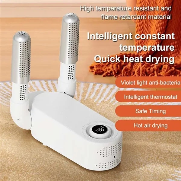 Shoe dryer boot warmer heat blower foldable for home travel