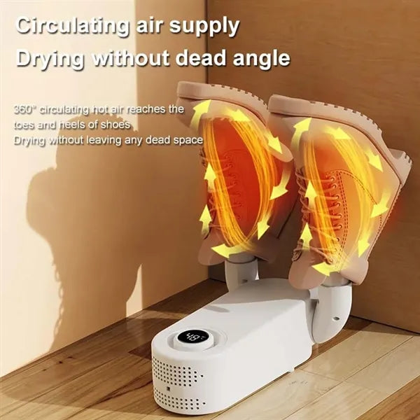 Shoe dryer boot warmer heat blower foldable for home travel
