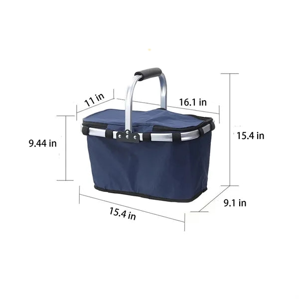 Insulated Folding Waterproof Cooler Picnic Basket