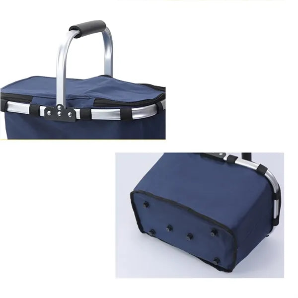 Insulated Folding Waterproof Cooler Picnic Basket