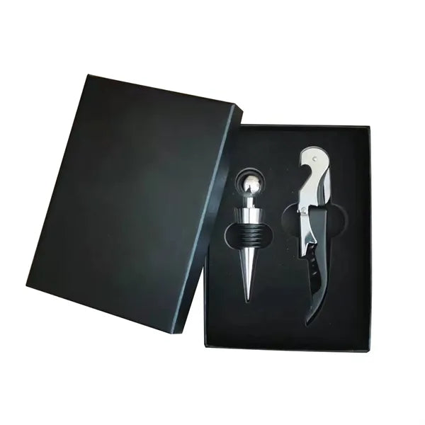 2" 1 Wine Bottle Opener With Corkscrew And Wine Stopper