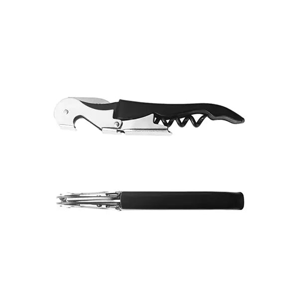 2" 1 Wine Bottle Opener With Corkscrew And Wine Stopper