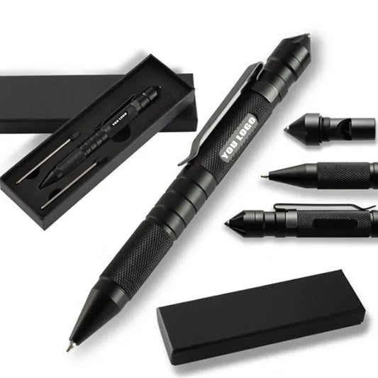 Tactical Pen with Glass Breaker Emergency Whistle Ballpoint