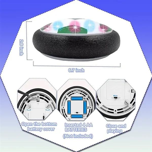 LED Hover Air Power Training Soccer Ball