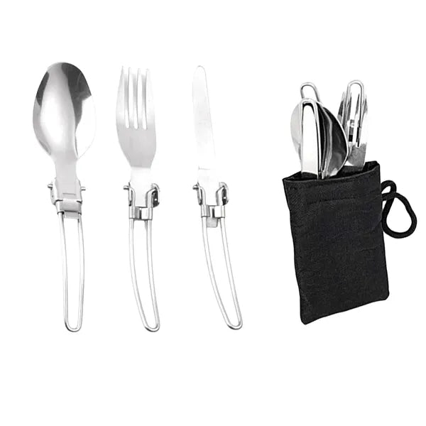 3 Pcs Outdoor Camp Cooking Utensil Set