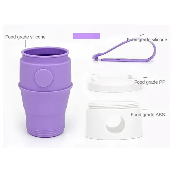 13 oz Collapsible Silicone Water Bottle