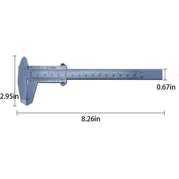 150mm Mini Plastic Vernier Caliper