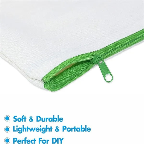 Multi-purpose Canvas Zipper Cosmetic Bag Pencil Case