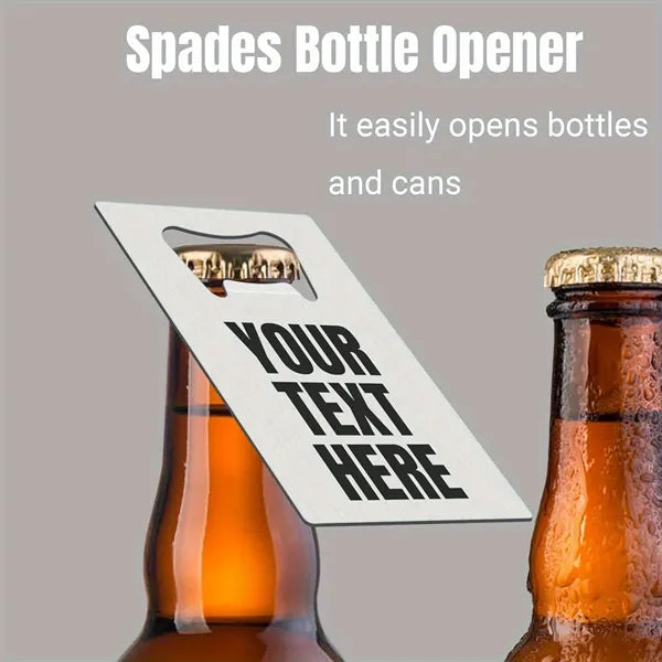 Engraved Credit Card Bottle Opener