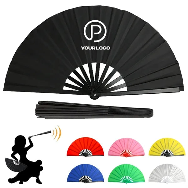 Large folding fans rave hand clap for popping festival dance