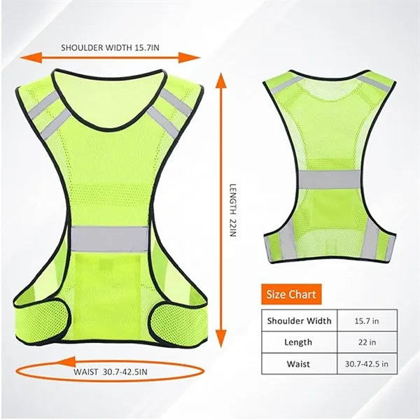 360 High Visibility Ultra Thin Lightweight Safety Vest