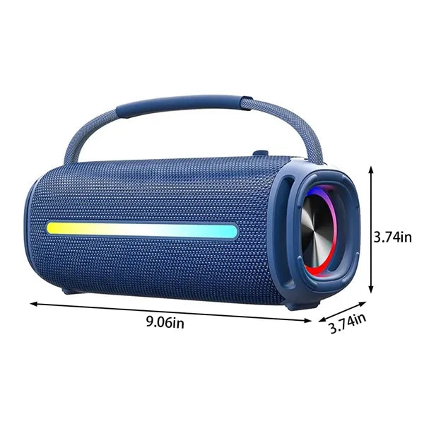 Portable waterproof Bluetooth speaker stereo with RGB lights