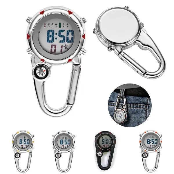 Clip On Digital Waterproof And Shockproof Watch