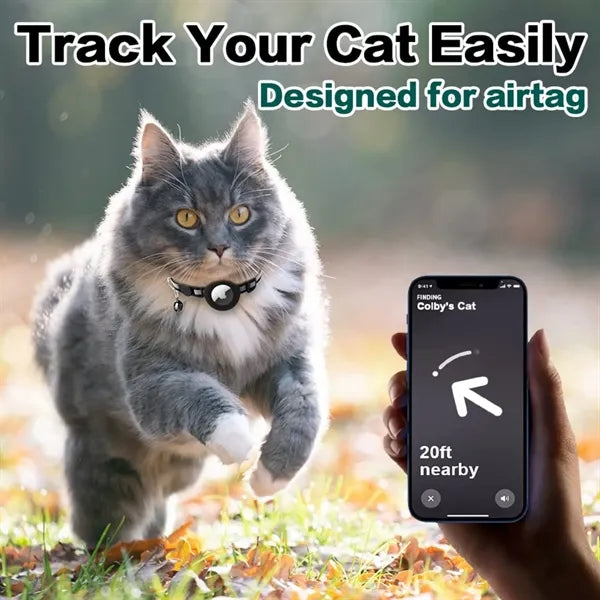 Reflective Breakaway Cat Collar Nylon Tracker-Ready Kitty