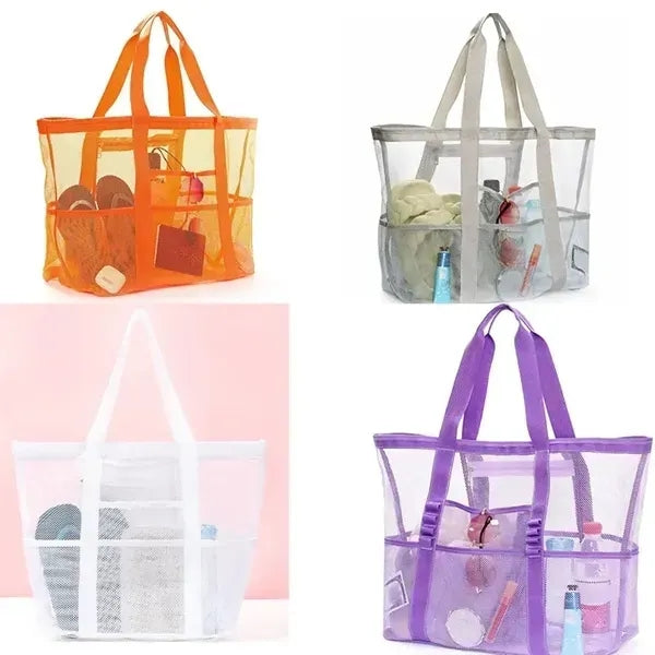 Mesh Beach Large Tote Bag