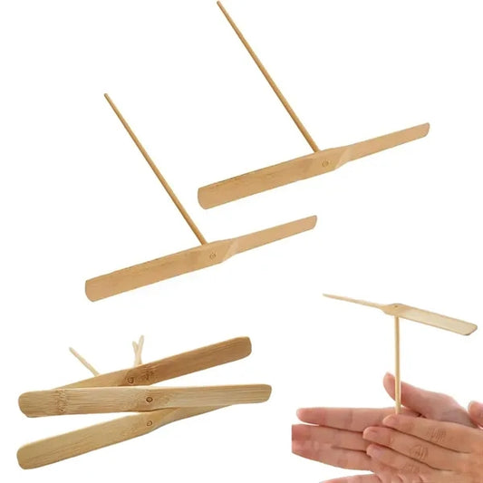 Bamboo Dragonfly Wood Propeller Toys