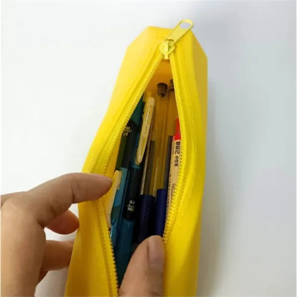 Silicone pencil bag
