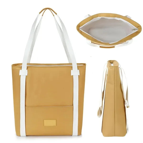 Insulated Leakproof Wine Cooler Tote With Straps