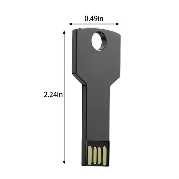 16GB key shape metal USB flash drive for tablet computer