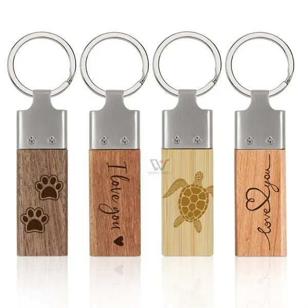 Belmont Wood Key Chain