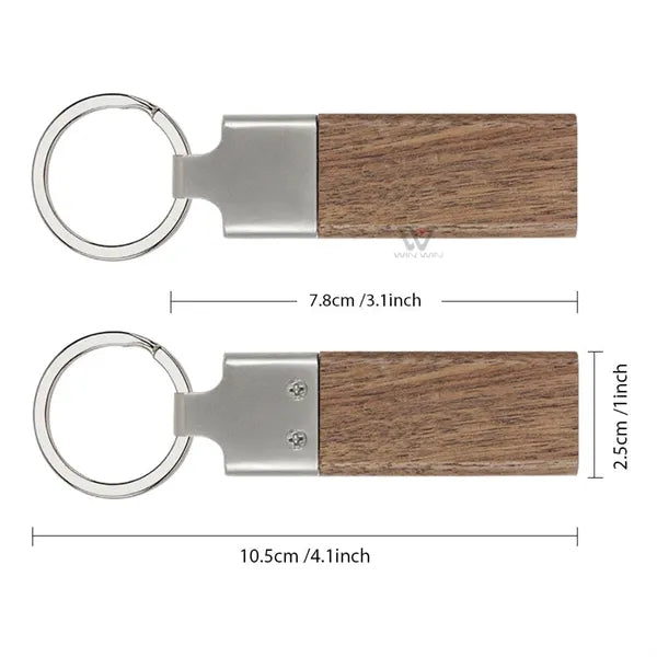 Belmont Wood Key Chain