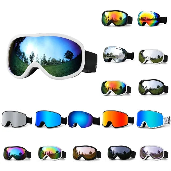 High Impact Anti-Fog Ski Goggles With UV Protection