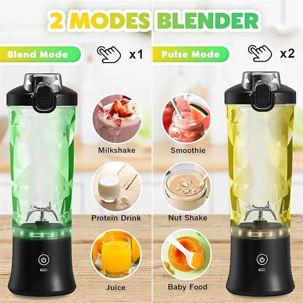 Portable 150W Juicer Cup With 20Oz Sports Bottle
